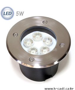 LED 원형 지중등 (파워5W)  (Ø125)
