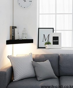 LED 코너 선반 벽조명 - 블랙 or 화이트