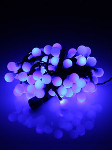 LED 체리 100등 (검정색 전기선) - 청색불