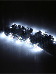 LED 체리 300등 (검정색 전기선) - 하얀불