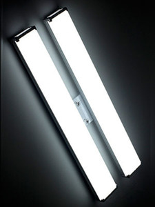폴 LED등 -플랫형 2등 80W (너비: 큰사이즈) - 블랙