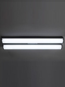 폴 LED등 -플랫형 2등 60W (너비: 보통사이즈) - 블랙