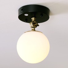 LED 브론즈 볼 센서직부형(Ø150,Ø200)-블랙