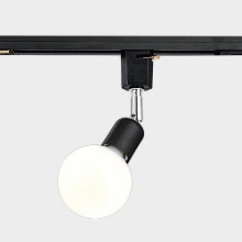 LED 심플 자유봉 스포트 레일/직부(파이프길이 조절가능)-블랙