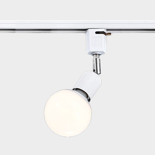 LED 심플 자유봉 스포트 레일/직부(파이프길이 조절가능)-화이트