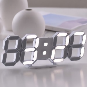 LED 3D 미니 탁상/벽걸이 겸용 시계(LG칩)