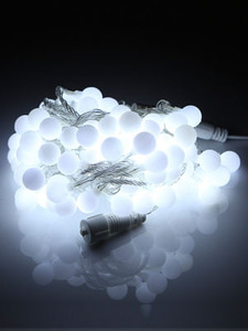 LED 체리 100등 (투명 전기선) - 하얀불