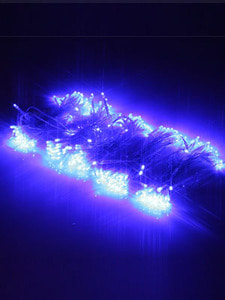 LED 체리 300등 (투명 전기선) - 청색불