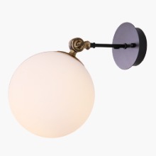 LED 브론즈 볼 관절 1등 벽등(각도조절가능)(Ø150,Ø200)